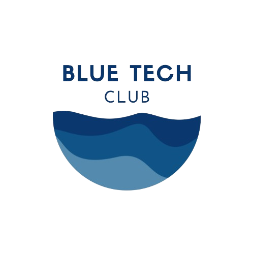 Blue Tech Club logo, blue economy sustainability community, Marine Weather Intelligence partner