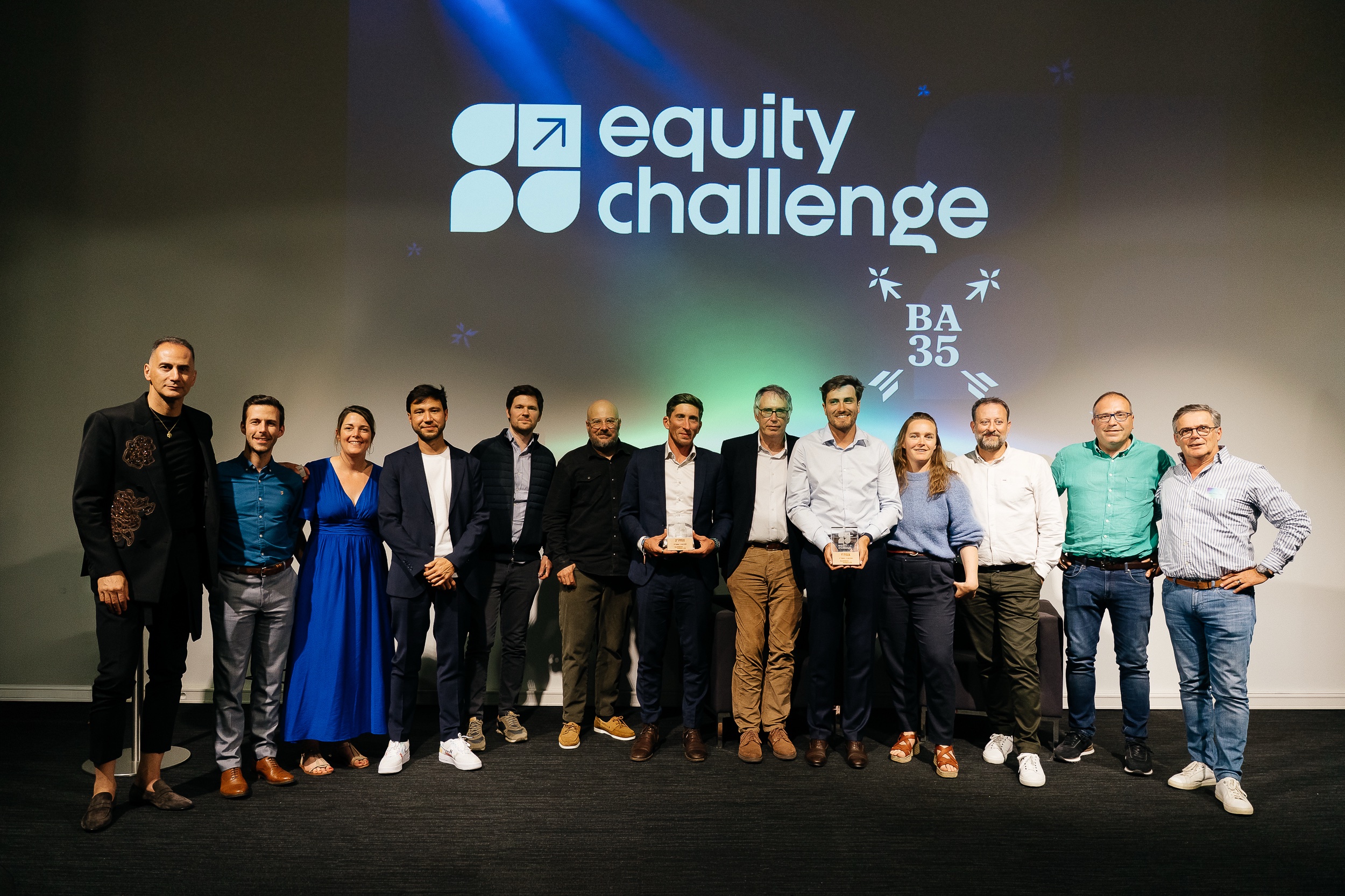 The six finalist startups competing on stage at the Equity Challenge 2026